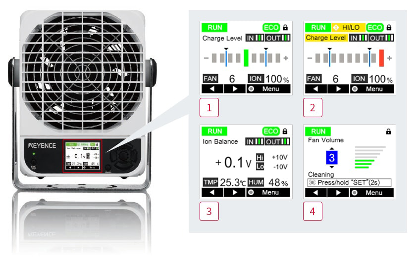 Keyence SJ-F700 Statik Elektrik Önleyici Uzaktan İzleme