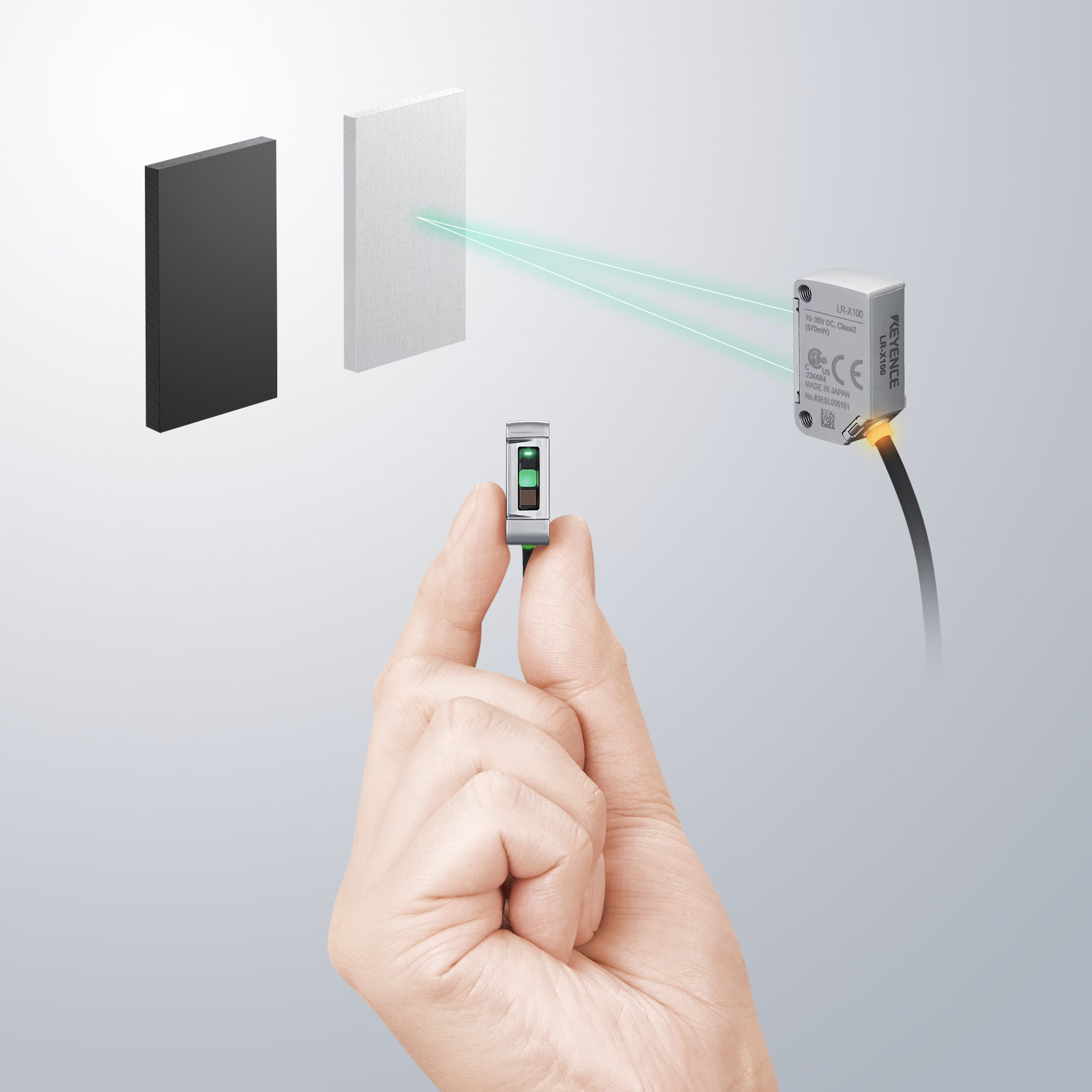 Kompakt Lazer Sensör KEYENCE LR-X