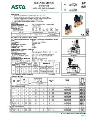 ASCO 238 Katalog