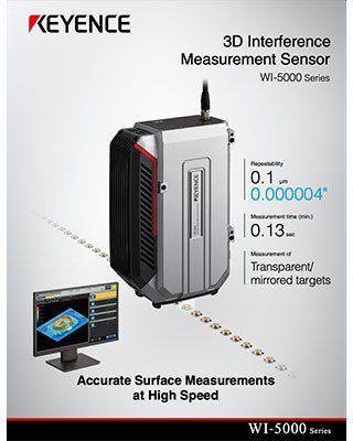 WI-5000 Series 3D Interference Measurement Sensor